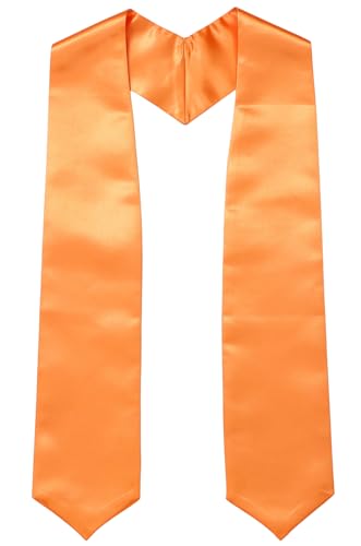 Newrara Graduation Stole - color: Orange