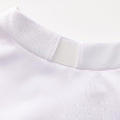 Clergy Tab Collar, Black and White Clerical Bib Collar with Insert White Tab, 2 Pack, Traditional Church Vestment