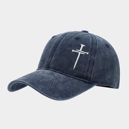 Quanhaigou Baseball Cap Dad Hat Adjustable Fashion Hats for Men Women Polo Trucker Unisex Style Headwear - color: Jesus Cross White