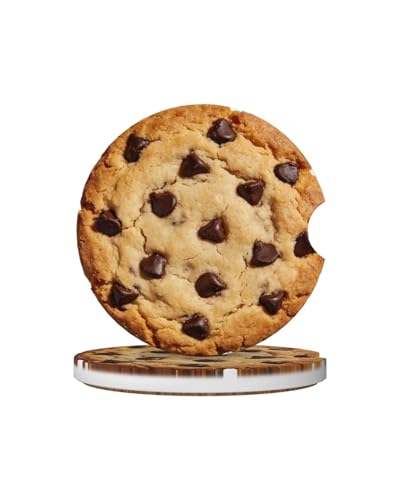 Ceramic Car Cup Coasters 2PCS - Cookies - color: Cookies