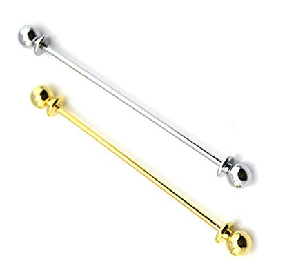 Tie Collar Bar Pin Set for Men Classic Collar Clip Set of 2 - style: Style 2
