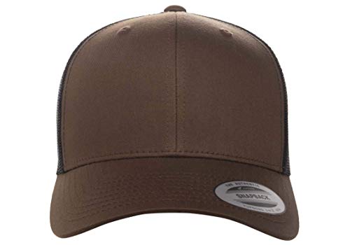 Yupoong Yp Classics Retro Trucker Cap - color: Coyote Brown/Black, size: One Size, style: Single