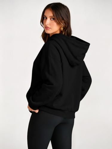 LUKYCILD God is Good Hoodie Christian Sweatshirt for Women Jesus Shirt - color: #01 Black, size: X-Large