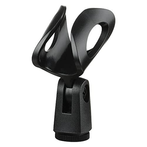4-Pack Universal Microphone Clip Holder for Handheld Microphones