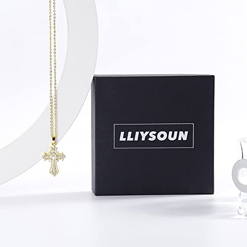 Cross Pendant Necklace for Women Jewelry Gold Cross Necklaces for Women Cross Necklace Minimalist Trendy Jewelry Valentines Day - style: CN14