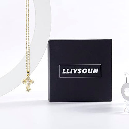 Cross Pendant Necklace for Women Jewelry Gold Cross Necklaces for Women Cross Necklace Minimalist Trendy Jewelry Valentines Day - style: CN14