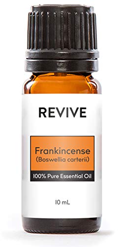 Frankincense Boswellia Carterii 10mL Essential Oil by Revive Essential Oils -100% Pure Therapeutic Grade, Diffusion, Massage, Aromatherapy, Skin & Hair Care, Cruelty Free, Unrefined with No Fillers - size: 0.34 Fl Oz (Pack of 1)