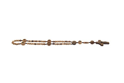 Intercession Mens St Bennedict Large Rosary - style: Walnut - Our Father