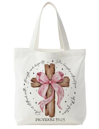 Bible Bags for Women, Christian Tote Bag, Gifts for Christian Women - color: Proverbs 31