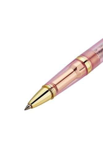 Cross Bailey Light Rollerball Pen, Translucent Pink Sapphire, Black Ink - color: Pink