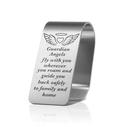 Guardian Angels Car Visor Clip, Christian Visor Clip for Men Women - color: Sliver24