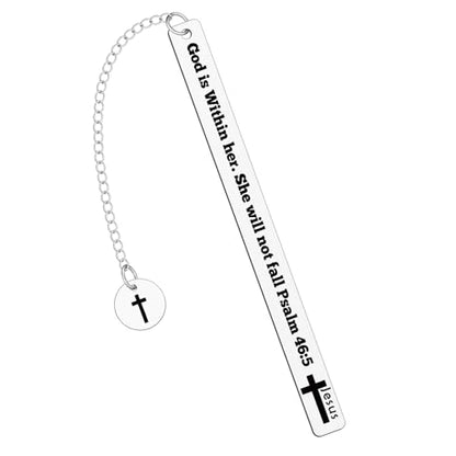 Metal Christian Bookmarks Gifts First Communion Graduation Gifts for Girls Baptism Bible Verse Bookmark Friends Religious Book Marks for Reading Women(5.12 x 0.39 Inch) - color: Religious Bookmark 02