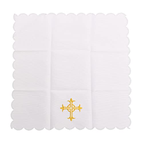 BLESSUME Church Altar Corporal Square Chalice Altar Cloth (H) - color: H