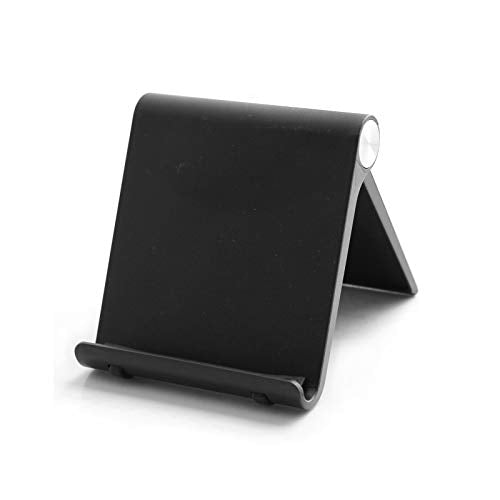 Mayten Foldable Desk Cell Phone Stand Adjustable iPhone iPad Holder Stand,Compatible for iPhone 14Pro 14Plus 13 12Pro Max 11 SE XS XR 8 7 6,Switch,iPad,Samsung,Kindle-Black - color: black