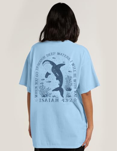 ASTANFY Oversized Tshirts for Women: Deserve Day Shirt Funny Skeleton Shirts Casual Oversized Graphic Tees Tops - color: Blue2, size: Small