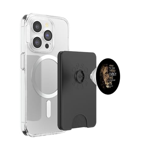 Christian I Can Do All Things Through Christ PopSockets PopWallet for MagSafe - style: Magnetic PopWallet