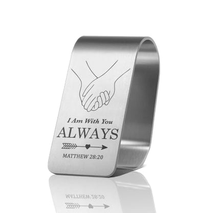 Matthew 28:20 Car Visor Clip, Bible Verse Gifts for Husband Wife