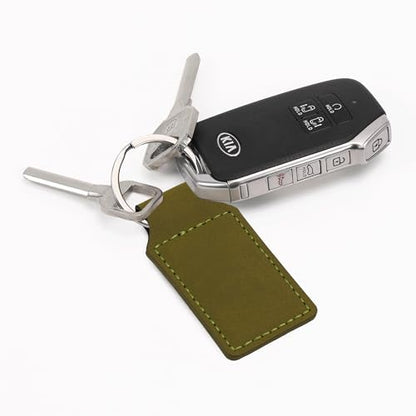 LaserGram Rectangle Keychain, Bible Verse John 3-16, Personalized Engraving Included - color: Camo Green
