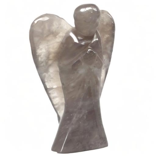 Nelson Creations 2 Inch Smoky Quartz Guardian Angel Figurine - color: Smoky Quartz