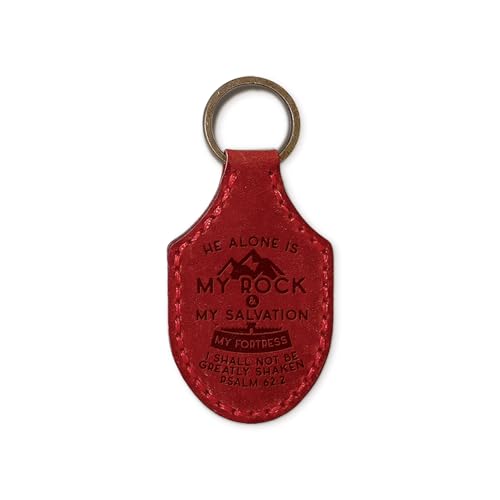 Logos Trading Post Bible Verse Keychain - color: He is My Rock
