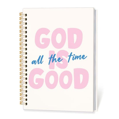 God Is Good All the Time Bible Notebook Journal for Women,A5 - color: God Is Good All the Time