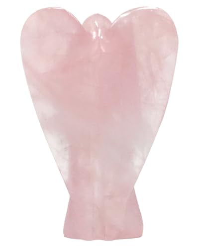 Nelson Creations 2 Inch Rose Quartz Guardian Angel Figurine - color: Rose Quartz