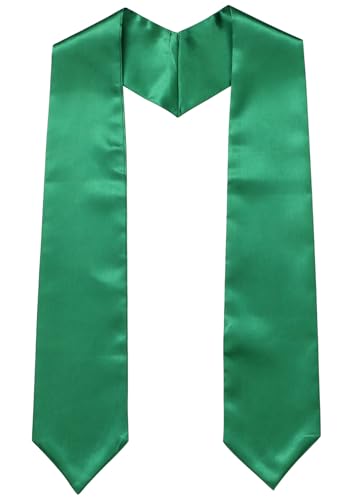 Newrara Graduation Stole - color: Kelly Green