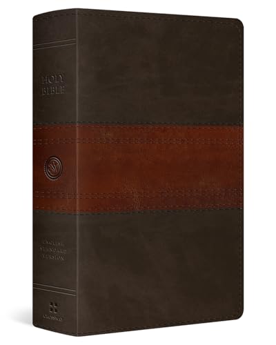 ESV Giant Print Personal Size Bible, Red Letter (TruTone, Forest/Tan, Trail Design): Holy Bible, English Standard Version