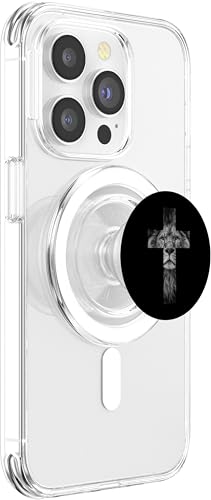 Lion Cross King Lord Jesus Bible Judah PopSockets PopGrip for MagSafe - style: Magnetic PopGrip