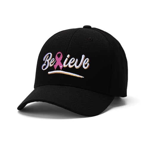 Embroidered Baseball Cap for Women Men Adjustable Baseball Hat Black Baseball Cap Trucker Hat - color: Hope