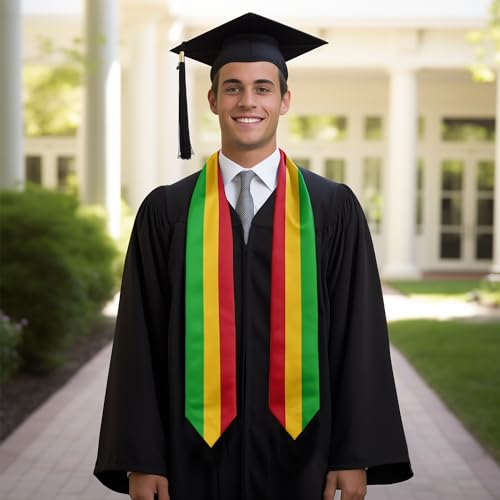 Graduation Flag Stole Sash Scarf Day Gifts - color: Mali Flag