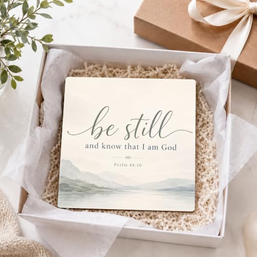 Be Still and Know That I Am God Wood Sign 5.1" Christian Decor(037 - color: Be still8