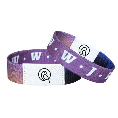 NFC Bible Verse Bracelets, Fantasy Violet - color: WWJD