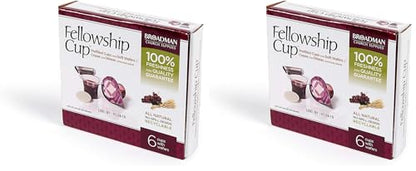 Broadman Pre-filled Communion Fellowship Cup Juice and Wafer, 6 Count, 2pk. - size: 6 Count (Pack of 2)