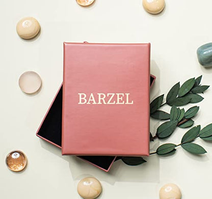 Barzel 18k Gold Plated Crystal Cross Huggies 0.5in length Earrings for Women - Made In Brazil