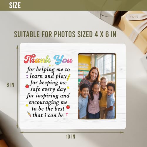 Best Teacher Gifts Picture Frame for End of Year, Teacher Appreciation Gifts Picture Frame from Student - color: Best Teacher
