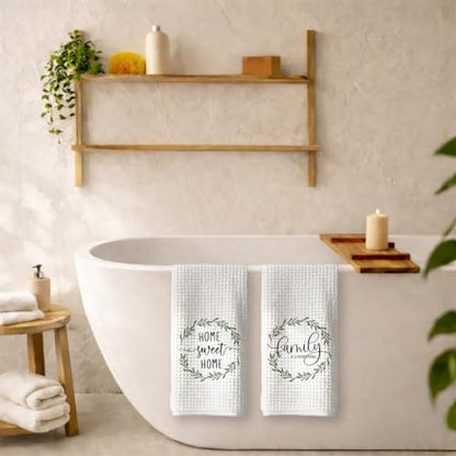 House Gifts Home Sweet Home Kitchen Towels 16x24 Inch Set of 4 - color: Sweet Home Set of 4