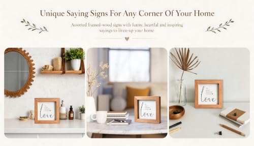 The Secret Ingredient Is Always Love Wood Sign, Farmhouse Home Decor - color: Love35
