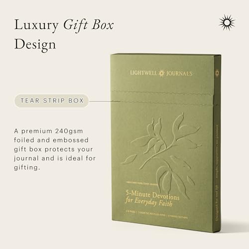 5-Minute Devotional Journal for Women: Daily Christian Scripture Reflections, Guided Prompts & Prayer | Build Faith in Just 5 Minutes a Day | 218 Pages, 110gsm Paper (Cream) - color: Cream