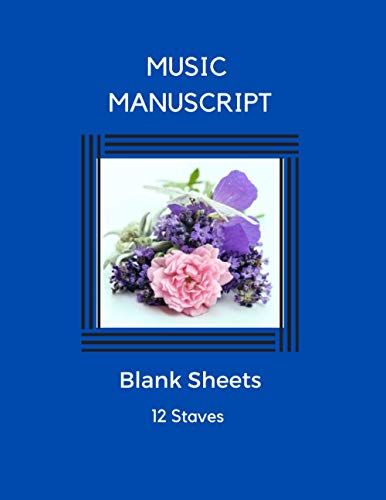 MUSIC MANUSCRIPT NOTEBOOK FOR SCHOOL: Blank Music Sheet Notebook/Journal. Makes a great Gift for Students, Composers & Songwriters.12 Staves per page - 8.5 x 11 inches. (All Music Series)