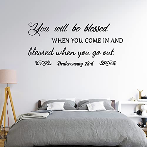 Christian Bible Verse Wall Decals, Living Room Scripture Wall Stickers