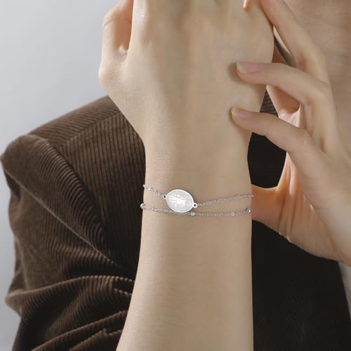 VASSAGO Saint Benedict Medal Bracelet Medalla De San Benito - color: Silver2
