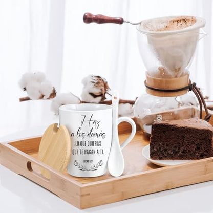 Patelai 6 Set Christian Gift for Women Men Bible Verse Mug, Spanish - style: Spanish