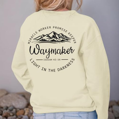Pairxily Womens Christian Sweatshirt Inspirational Religious Faith Sweatshirts Graphic Crewneck Long Sleeve Shirts - color: Apricot, size: X-Large