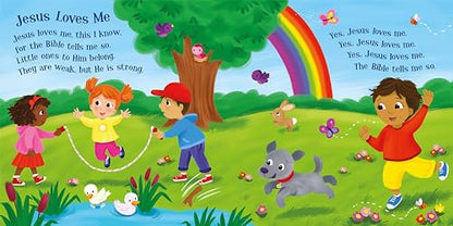 Jesus Loves Me and Other Bible Songs | Christian Board Book for Babies & Toddlers | 5 Beloved Bible Songs with Printed Lyrics | Faith-Based Gift for Ages 0–3 (Tender Moments)