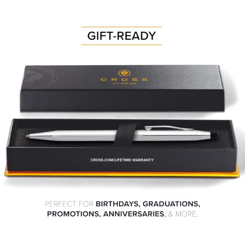 Cross Classic Century Ballpoint Pen, Multiple Colors, Black Ink - color: Lustrous Chrome