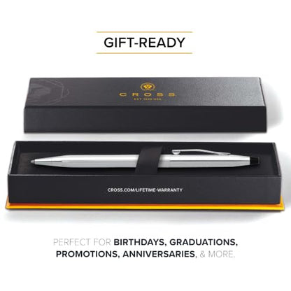 Cross Classic Century Ballpoint Pen, Multiple Colors, Black Ink - color: Lustrous Chrome