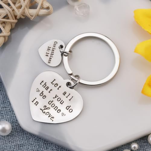 Christian Keychains Cross Keychain Bible Accessories Gifts Christian Gifts Religious Gifts - color: Bible Keychain