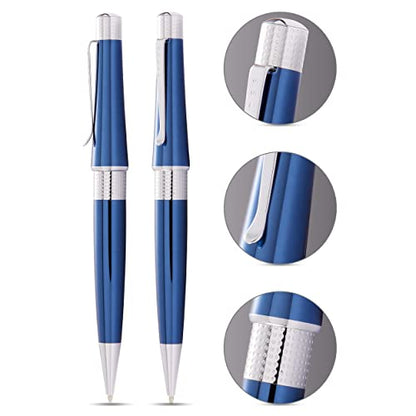 Cross Beverly Refillable Ballpoint Pen, Medium Ballpen, Includes Premium Gift Box - Translucent Cobalt Blue Lacquer - color: Translucent Cobalt Blue Lacquer, style: Ballpoint Pen