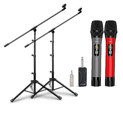 Bietrun WXM02 with 2 Pack Mic Stand